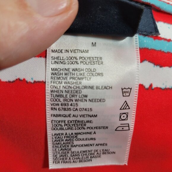 Nautica Mens Swim Trunks Size Medium Color Block Mesh Lined Multicolor - Picture 7 of 8